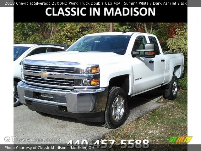 2018 Chevrolet Silverado 2500HD Work Truck Double Cab 4x4 in Summit White