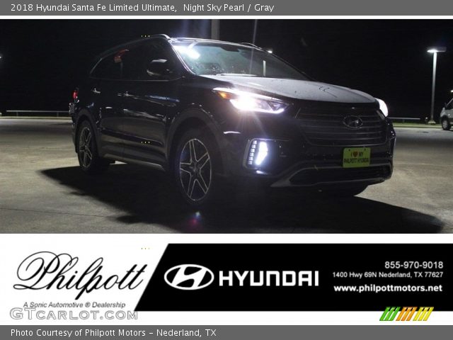 2018 Hyundai Santa Fe Limited Ultimate in Night Sky Pearl