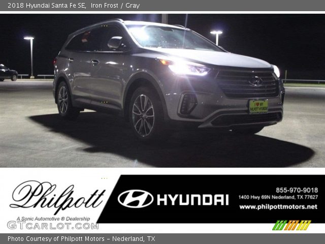 2018 Hyundai Santa Fe SE in Iron Frost