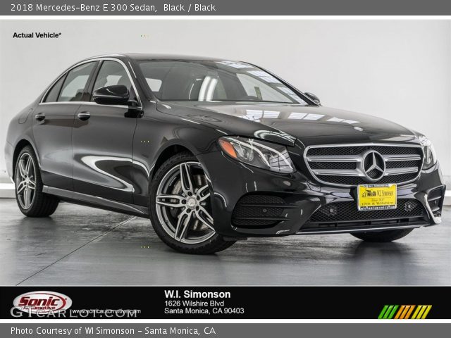 2018 Mercedes-Benz E 300 Sedan in Black