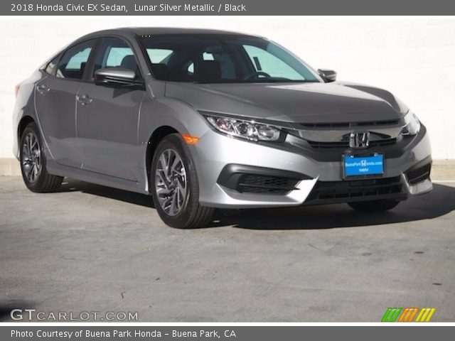 2018 Honda Civic EX Sedan in Lunar Silver Metallic