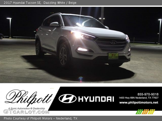 2017 Hyundai Tucson SE in Dazzling White