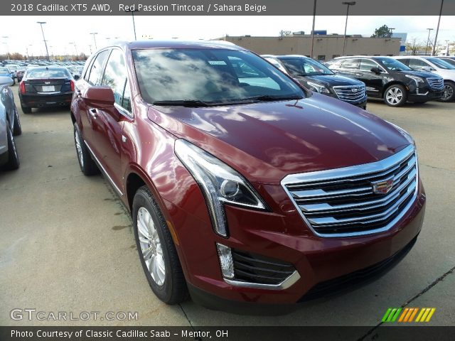 2018 Cadillac XT5 AWD in Red Passion Tintcoat