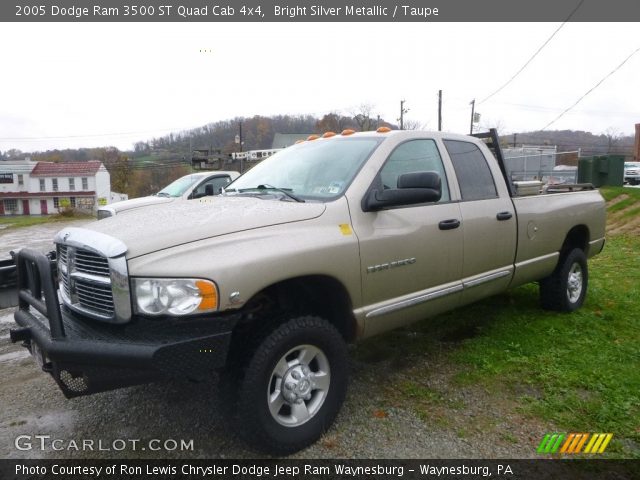 2005 Dodge Ram 3500 ST Quad Cab 4x4 in Bright Silver Metallic