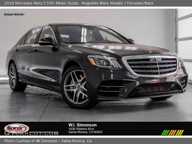 2018 Mercedes-Benz S 560 4Matic Sedan in Magnetite Black Metallic