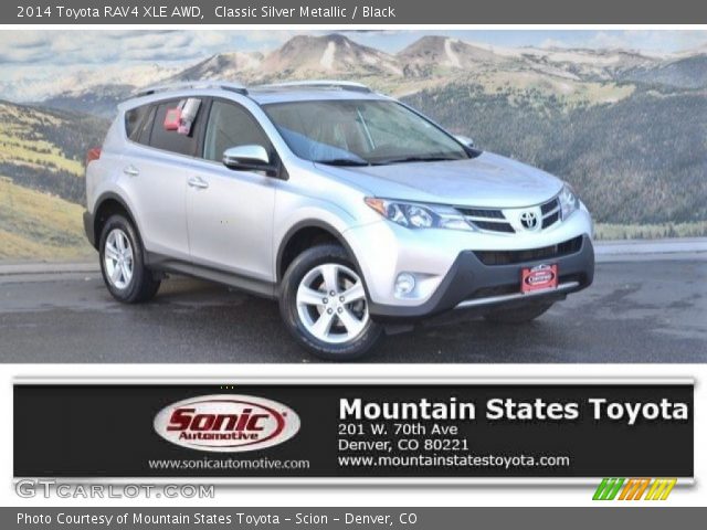 2014 Toyota RAV4 XLE AWD in Classic Silver Metallic