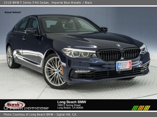 2018 BMW 5 Series 540i Sedan in Imperial Blue Metallic