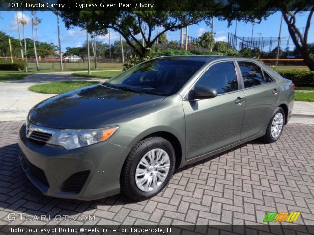 2012 Toyota Camry L in Cypress Green Pearl