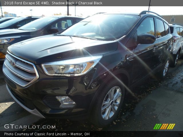 2018 Ford Escape SE 4WD in Shadow Black