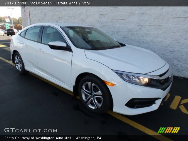 2017 Honda Civic LX Sedan in Taffeta White