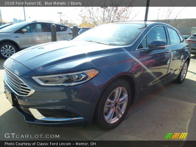 2018 Ford Fusion SE in Blue Metallic