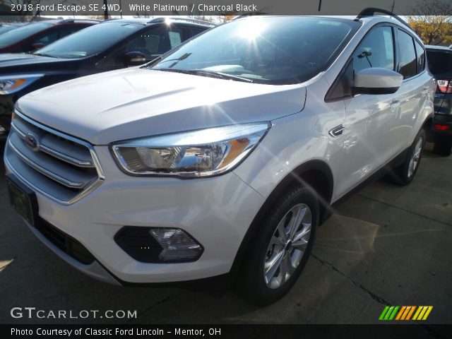 2018 Ford Escape SE 4WD in White Platinum