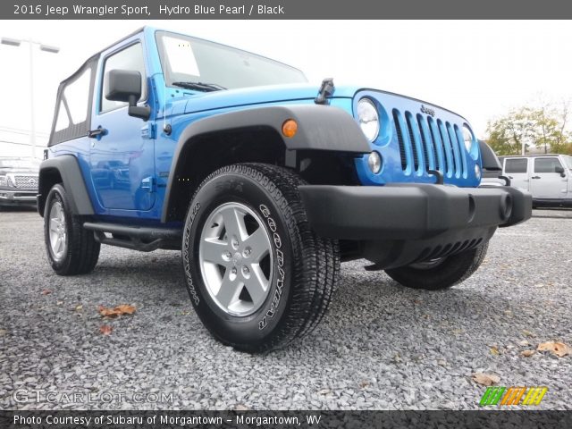 2016 Jeep Wrangler Sport in Hydro Blue Pearl