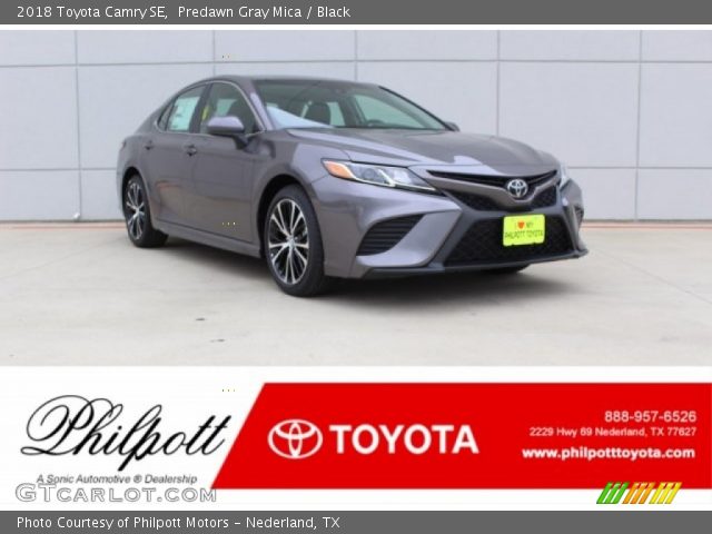 2018 Toyota Camry SE in Predawn Gray Mica