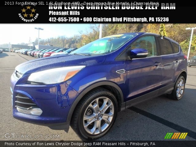 2013 Ford Escape SEL 1.6L EcoBoost 4WD in Deep Impact Blue Metallic