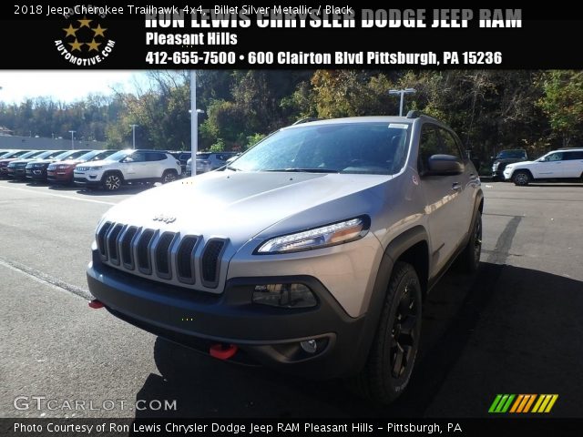 2018 Jeep Cherokee Trailhawk 4x4 in Billet Silver Metallic