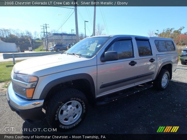 2008 Chevrolet Colorado LT Crew Cab 4x4 in Silver Birch Metallic