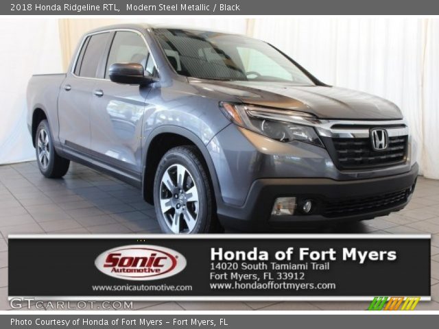 2018 Honda Ridgeline RTL in Modern Steel Metallic
