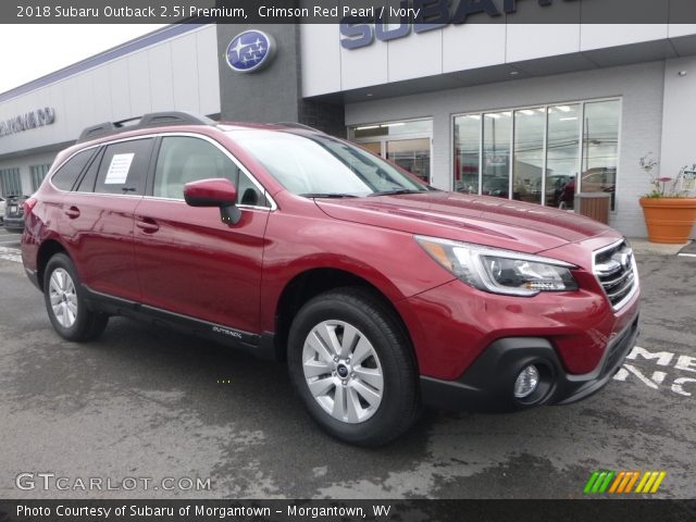 2018 Subaru Outback 2.5i Premium in Crimson Red Pearl