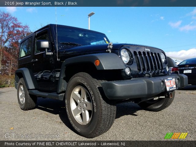2016 Jeep Wrangler Sport in Black