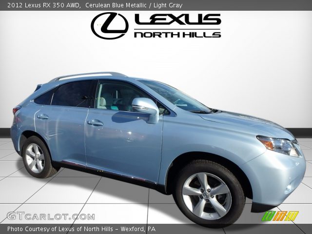 2012 Lexus RX 350 AWD in Cerulean Blue Metallic