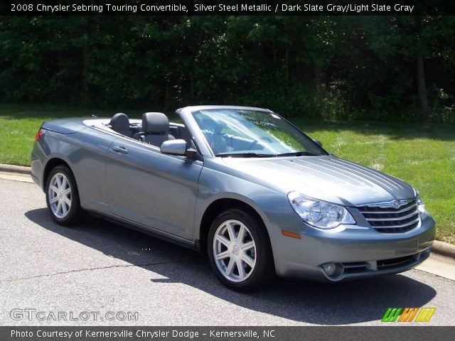 2008 Chrysler Sebring Touring Convertible in Silver Steel Metallic