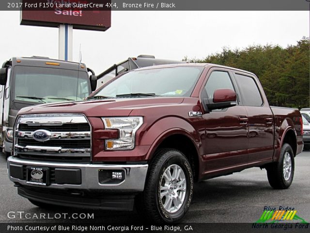 2017 Ford F150 Lariat SuperCrew 4X4 in Bronze Fire