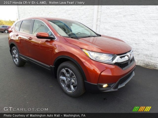 2017 Honda CR-V EX-L AWD in Molten Lava Pearl
