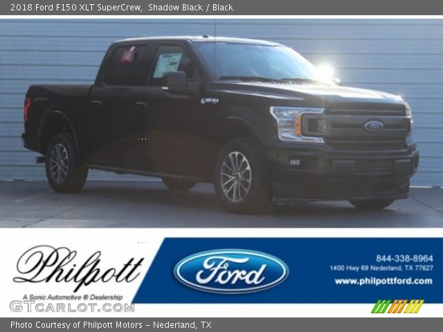 2018 Ford F150 XLT SuperCrew in Shadow Black