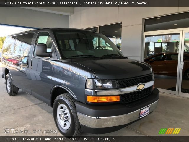 2017 Chevrolet Express 2500 Passenger LT in Cyber Gray Metallic