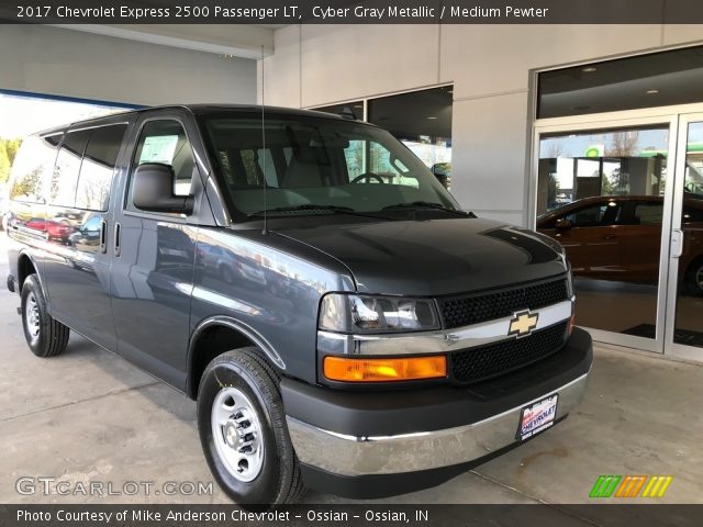 2017 Chevrolet Express 2500 Passenger LT in Cyber Gray Metallic
