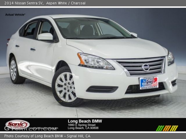2014 Nissan Sentra SV in Aspen White