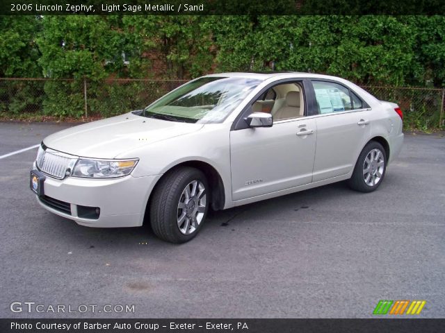 2006 Lincoln Zephyr  in Light Sage Metallic