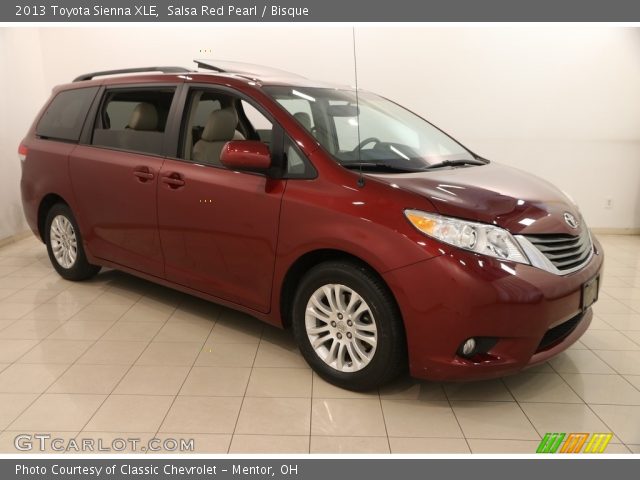 2013 Toyota Sienna XLE in Salsa Red Pearl