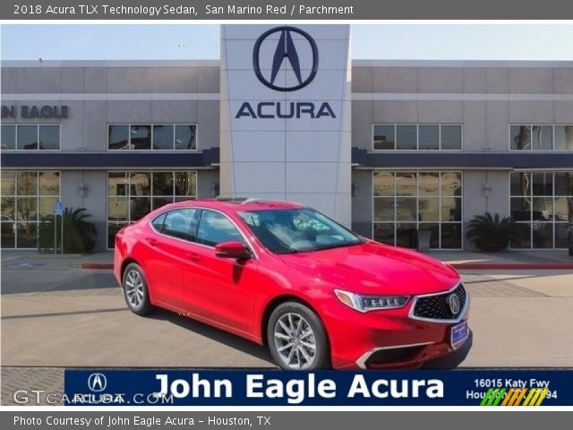 2018 Acura TLX Technology Sedan in San Marino Red