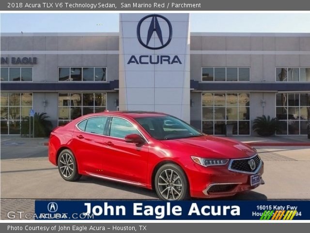 2018 Acura TLX V6 Technology Sedan in San Marino Red