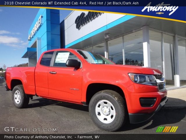 2018 Chevrolet Colorado WT Extended Cab 4x4 in Red Hot