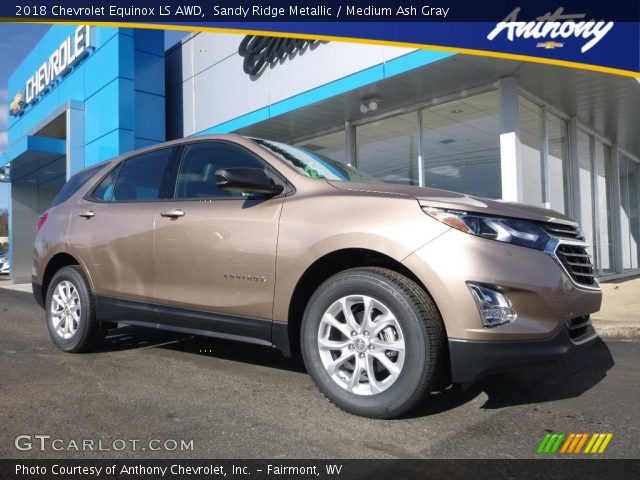 2018 Chevrolet Equinox LS AWD in Sandy Ridge Metallic