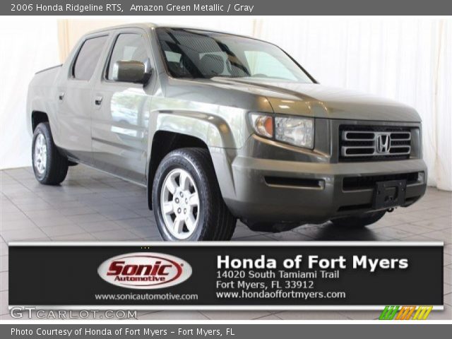 2006 Honda Ridgeline RTS in Amazon Green Metallic