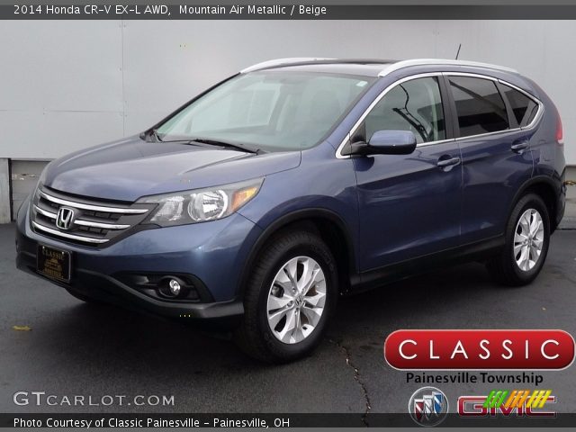 2014 Honda CR-V EX-L AWD in Mountain Air Metallic