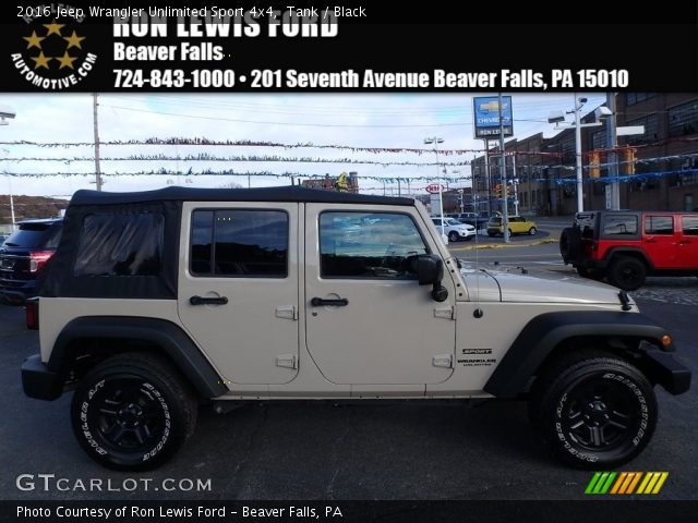 2016 Jeep Wrangler Unlimited Sport 4x4 in Tank