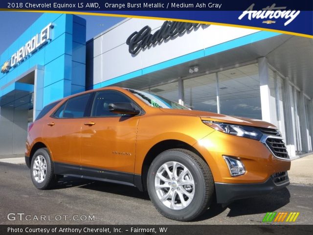 2018 Chevrolet Equinox LS AWD in Orange Burst Metallic