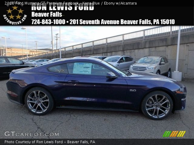 2018 Ford Mustang GT Premium Fastback in Kona Blue