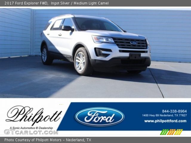 2017 Ford Explorer FWD in Ingot Silver
