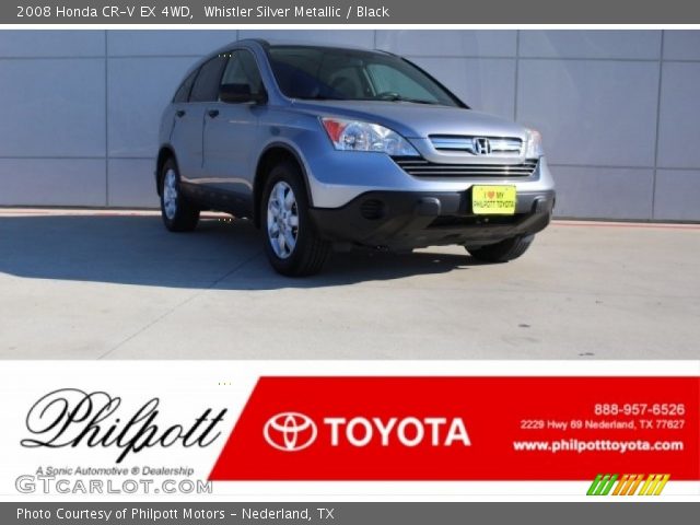 2008 Honda CR-V EX 4WD in Whistler Silver Metallic
