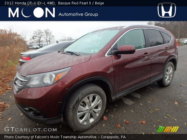 2012 Honda CR-V EX-L 4WD in Basque Red Pearl II