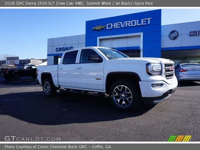 2018 GMC Sierra 1500 SLT Crew Cab 4WD in Summit White