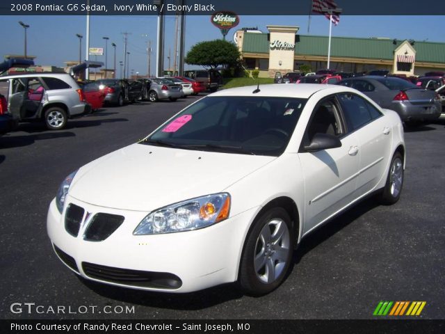 2008 Pontiac G6 Sedan in Ivory White