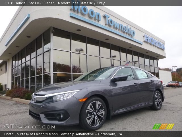 2018 Honda Civic EX-T Sedan in Modern Steel Metallic