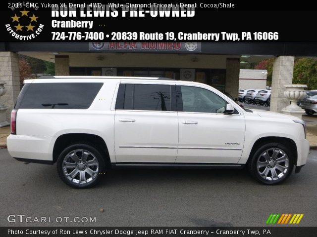 2015 GMC Yukon XL Denali 4WD in White Diamond Tricoat